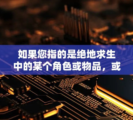 如果您指的是绝地求生中的某个角色或物品，或者是在其他游戏中的某个角色，您可以通过以下步骤来获取相关信息