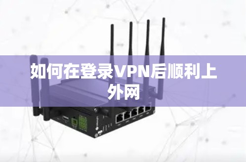如何在登录VPN后顺利上外网
