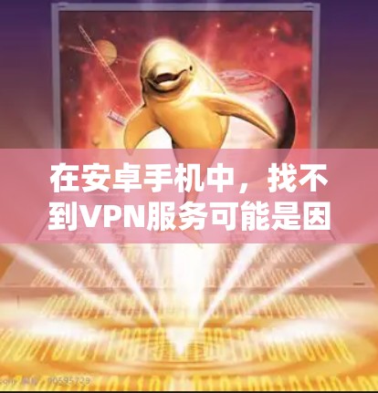 在安卓手机中,找不到VPN服务可能是因为以下原因