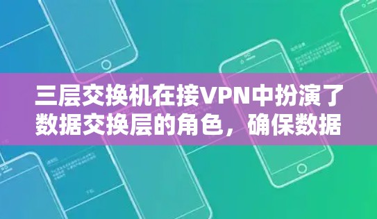 三层交换机在接VPN中扮演了数据交换层的角色，确保数据从本地网络传输到外部网络，并在传输层进行加密传输，保证数据的安全性。以下是详细的解释