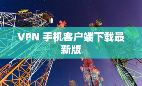 VPN 手机客户端下载最新版