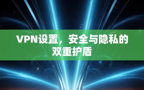 VPN设置,安全与隐私的双重护盾