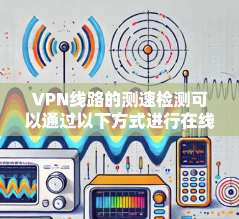 VPN线路的测速检测可以通过以下方式进行在线检测