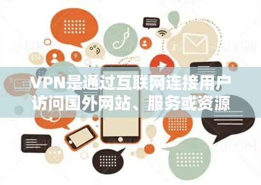 VPN是通过互联网连接用户访问国外网站、服务或资源，但不访问中国的网络。以下是作为新手的VPN使用指南，涵盖基本概念、选择平台、使用步骤以及注意事项