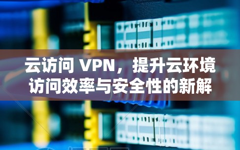 云访问 VPN，提升云环境访问效率与安全性的新解决方案